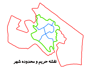نقشه حریم شهر (موردی نقشه حریم شهر یزد)